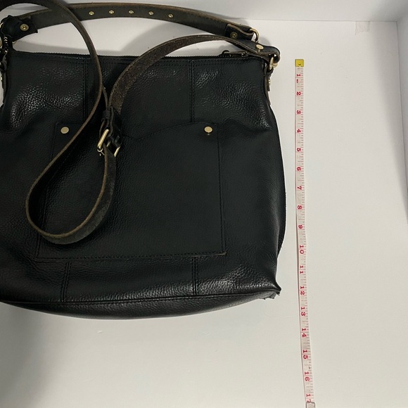 Abercrombie and Fitch Satchel Black Leather Bag - Picture 13 of 14